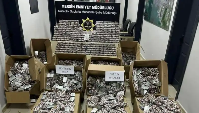 Mersin'de 387 Bin Uyuşturucu Hap Operasyonu: Neler Yaşandı?