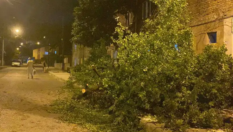 Karabük'te Fırtına Korkunç Zararlar Verdi, Hayat Durma Noktasına Geldi