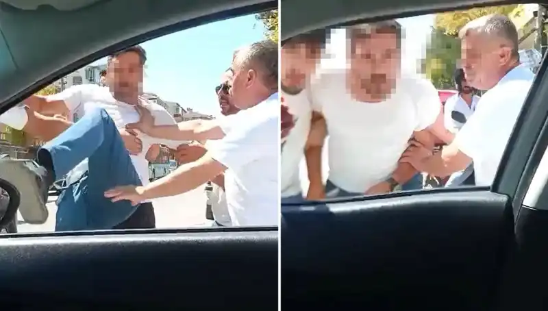 Dolmuş Şoförünün Trafikte Yaratmış Olduğu Dehşet Anları Kameralara Yansıdı