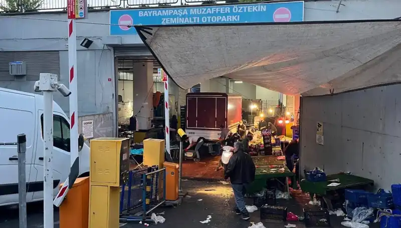 Pazar Yerinde Biber Gazı Paniği: Satıcılar ve Alıcılar Fırtına Gibi Dağıldı