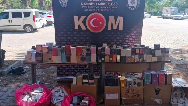 Kayseri'de Kaçak Parfüm Operasyonu: İki Kişi Gözaltında!