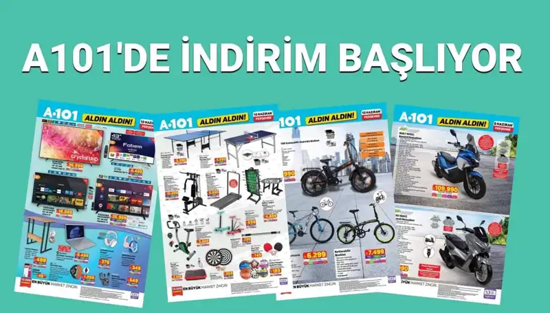A101 Market 12 Haziran Aktüel Kataloğu ile Dikkat Çekiyor!
