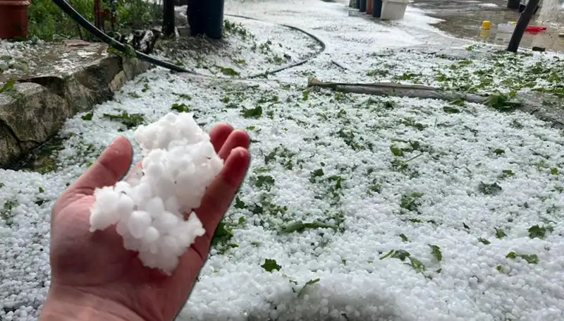 Haziran Ayında Yaşanan Dolu Olayı, Kimse Beklemiyordu!