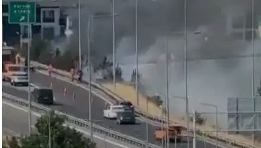 Anadolu Otoyolu'nda Korkunç Yangın: Sigara İzmariti Yangın Sebebi Oldu!