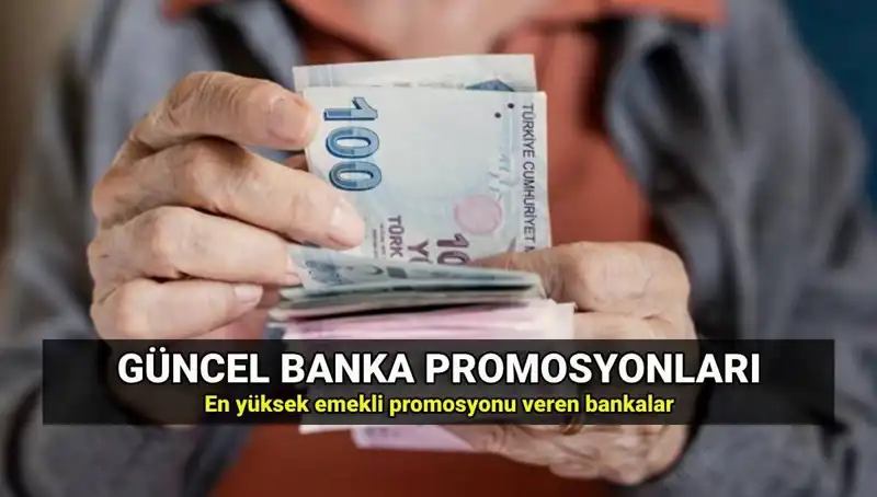 2025'te Emeklilerin Kazanacağı en Yüksek Banka Promosyonları