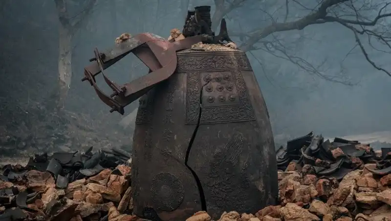 Güney Kore'de Yangın, 1300 Yıllık Tapınağı Küllere Gönderdi