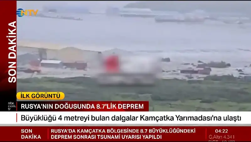 Kamçatka Kıyılarında Tsunami Uyarısı: İlk Dalgalar Yolda!